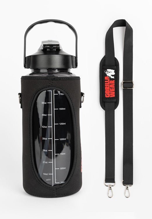 Water Bottle With Sleeve 2L - GORILLA WEAR - MOON Fitness